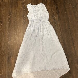 Light blue lace old navy maxi dress.